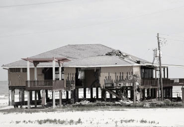 wind damage - spray foam can help prevent uplift to Fort Pierce roofs